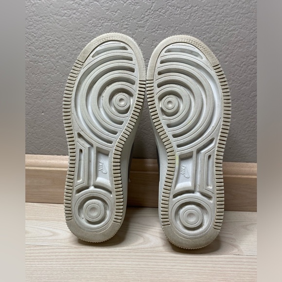 Nike Air Force 1 PLT.AF.ORM Summit White Metalic Silver Women's Shoes Size 10 - Picture 13 of 15